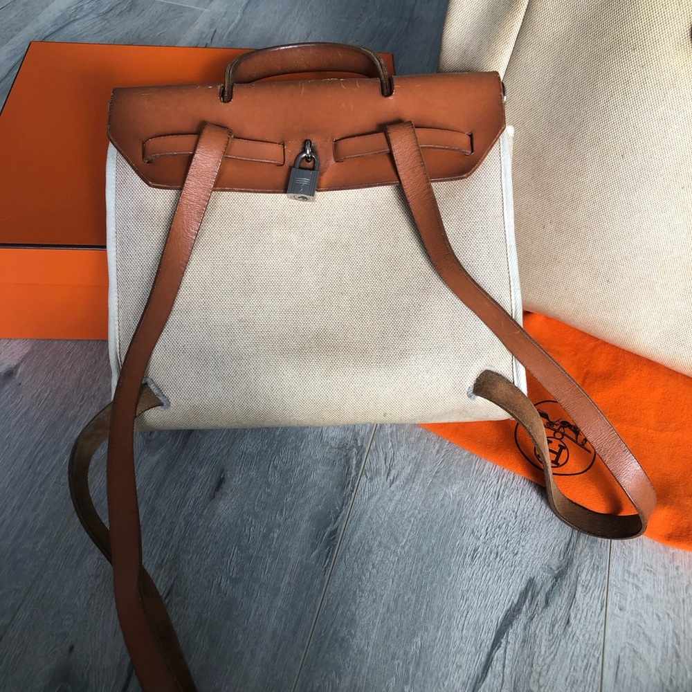 Authentic Hermes Backpack/Handbag - image 4